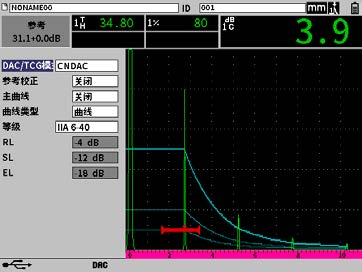 6LS探傷儀檢測某工件數據 6LS探傷儀檢測某工件數據